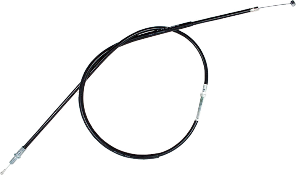 Motion Pro black vinyl clutch cable 70-3002 for motorcycles, showing the durable cable with protective vinyl coating.