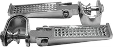 Load image into Gallery viewer, Emgo pebble footpeg for motorcycle, fits 1 to 1-1/4 inch foot controls, durable metal construction, textured surface for grip
