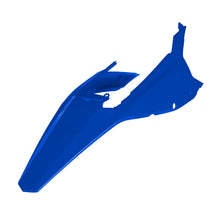 Load image into Gallery viewer, Blue Polisport Plastics rear fender for motorcycle, rear body part with mounting features, model 64-85595.