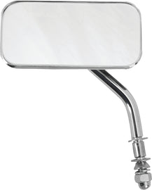 HardDrive rectangular mirror with chrome frame, showcasing a sleek, modern design suitable for contemporary interiors.