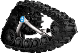 CAMSO ATV Track Kit X4s showing durable rubber tracks and mounting hardware for off-road ATV performance.