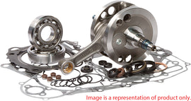 Hot Rods Bottom End Kit 421-0016 for engine, showing pistons, crankshaft, and connecting rods assembled for automotive repair.
