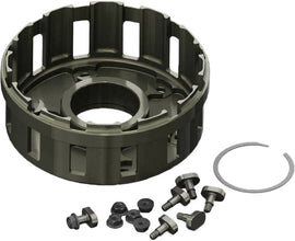 Rekluse clutch basket for Harley-Davidson Twin Cam 2007-2017, durable metal clutch component with intricate design.