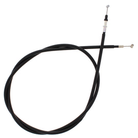 All Balls parking brake cable 24-54063 for hydraulic control lines, featuring black rubber and metal fittings, shown coiled.