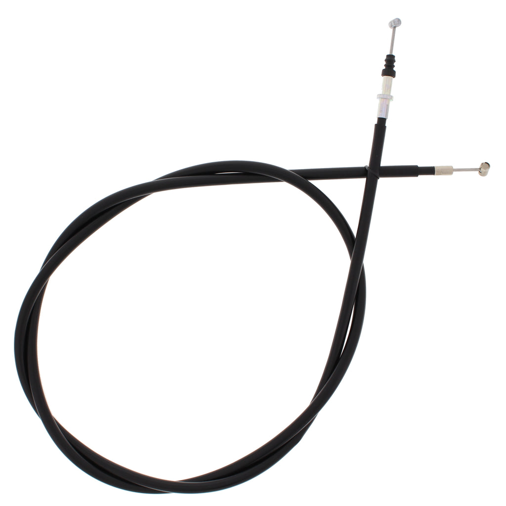 All Balls parking brake cable 24-54063, a hydraulic control line with metal fittings, designed for reliable vehicle braking systems.