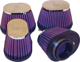 K&N Air Filter 792454 for vehicle intake systems, showing the reusable cotton filter element and black plastic frame.