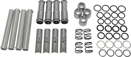 HardDrive engine short pushrod tubes for Twin Cam motorcycles, part number 820-51420, shown installed on engine components.