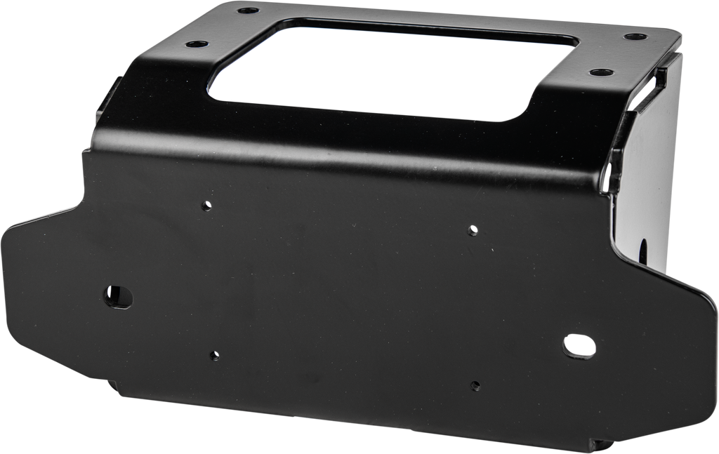 Open Trail Winch Mount 459-1750, rugged black metal mount designed for off-road winch installation, with mounting holes visible.