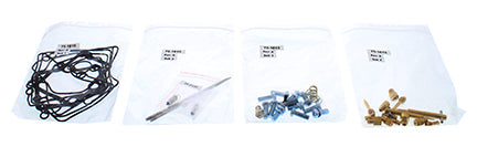 All Balls carburetor rebuild kit 141-8930 with gaskets and seals for intake, carb, and fuel system components.