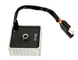 SP1 Voltage Regulator 12-3054 for electrical systems, showing the compact black device with connection terminals.