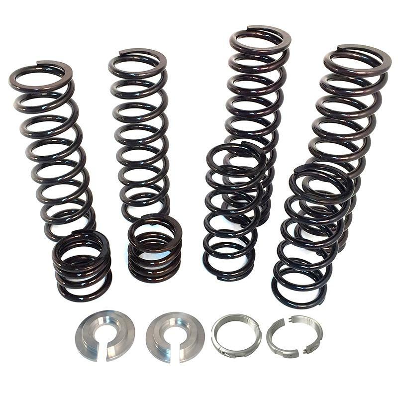 Z Broz Racing dual rate spring kit for suspension, featuring high-performance coil springs with adjustable tension for improved handling.