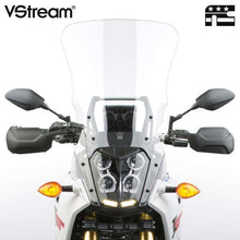 Load image into Gallery viewer, National Cycle Vstream Touring Clear Windscreen for Yamaha motorcycle, showing the large transparent motorcycle windshield.