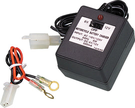 Fire Power 6/12 Volt Battery Charger 56-1111, a compact tool with control dial and power cord for charging vehicle batteries.