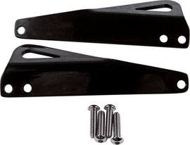 Black HardDrive tie-down bracket for 1995-2013 Harley FLHT models, body-mounted motorcycle hardware part.