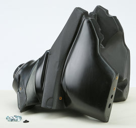 IMS Fuel Tank Black 3.1 Gal, 57-3532BK, showing a black motorcycle fuel tank with mounting points and a smooth finish.