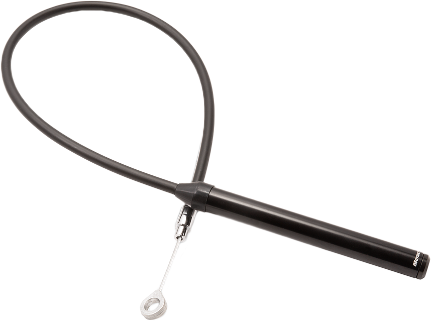 Motion Pro top half clutch cable in black vinyl, 42 inches long, for motorcycle hydraulic control lines.