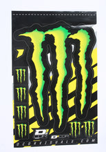 Load image into Gallery viewer, DCOR Monster Claw decal sheet with graphic designs, 4 mil thick vinyl, featuring bold monster claw motifs on a decal sheet.