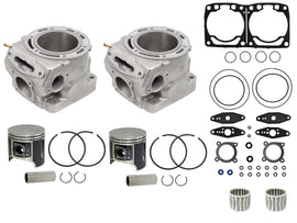 SP1 Cylinder Kit 541-90105K for engine, featuring metal cylinders and components, displayed in the product image.