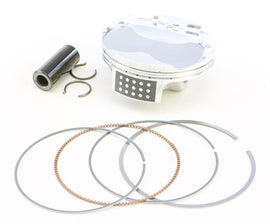 Vertex forged piston kit for Husqvarna and KTM 175-240 models, showing the piston components with precise craftsmanship.