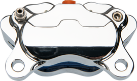 HardDrive Chrome Springer Left Caliper Brake for motorcycle, part number 820-32030, with detailed chrome finish.