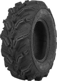 ITP Mud Lite XTR front tire 27x9R12 radial tire with deep treads for off-road vehicles, featuring brand logo and tread pattern.