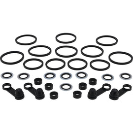 All Balls front caliper rebuild kit 41300023 for brake maintenance, showing brake components and parts for easy identification.