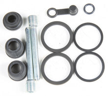 Load image into Gallery viewer, Shindy rear caliper kit for brakes, showing metal caliper components and mounting hardware in a detailed automotive image.