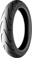 Load image into Gallery viewer, Michelin Tire Scorcher 11 front motorcycle tire 130/60B21 63H belted bias TL with tread pattern visible, suitable for cruiser bikes.
