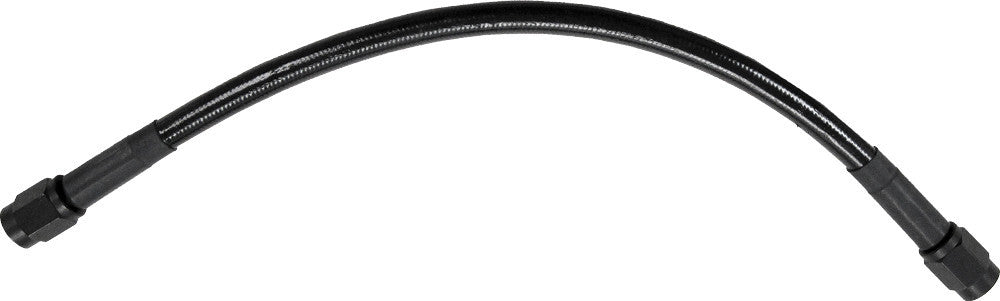 Goodridge Universal Brake Line in Ebony, 48-inch length, for vehicle braking systems, with black braided design and fittings.