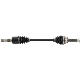 All Balls Drive Axle 536-0077 showing the metal drive shaft with mounting points and detailed components.