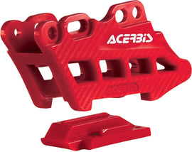 Acerbis Chain Guide Block 2.0 Red drive component for motorcycle chain protection and guidance.