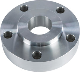HardDrive aluminum drive pulley spacer in chrome, 7/8 inch size for 00-up models, shown in a close-up image.