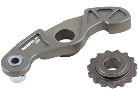 Koso North America clutch cam chain tensioner Hon 27-5978, featuring metal components and adjustment mechanism, on a white background.