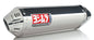 Yoshimura Exhaust Race Trc Full-System stainless steel motorcycle exhaust, sleek design and polished finish.