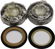 Charger l'image dans la galerie, All Balls steering bearing and seal kit 22-2044 with various components for motorcycle steering system repair.