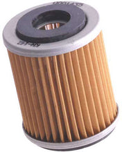 Load image into Gallery viewer, K&amp;N oil filter 56-0142, high-performance automotive oil filter with metal canister and threaded center for easy installation.