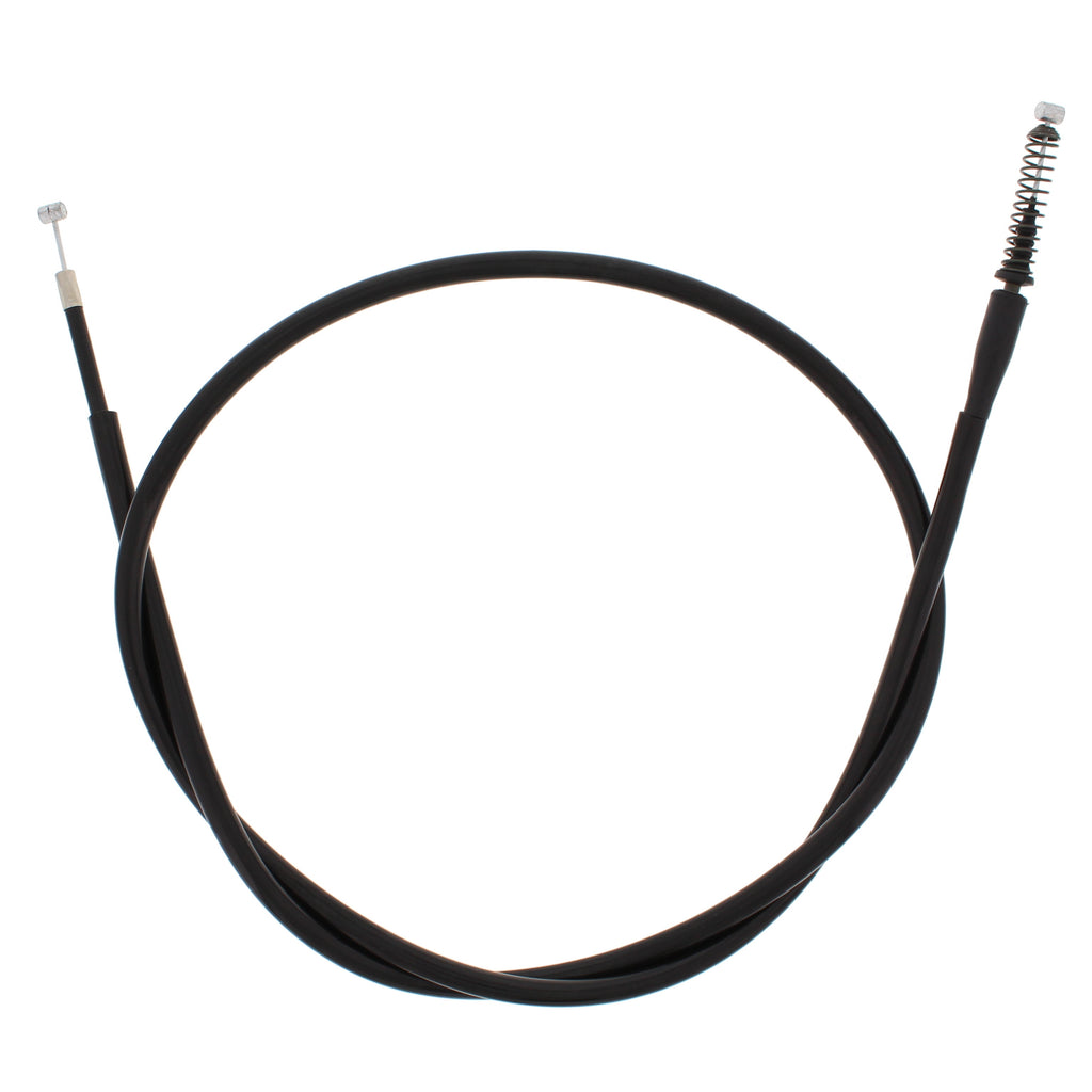 All Balls rear hand brake cable 24-54008 for motorcycle, showing the durable cable with metal fittings and protective outer coating.