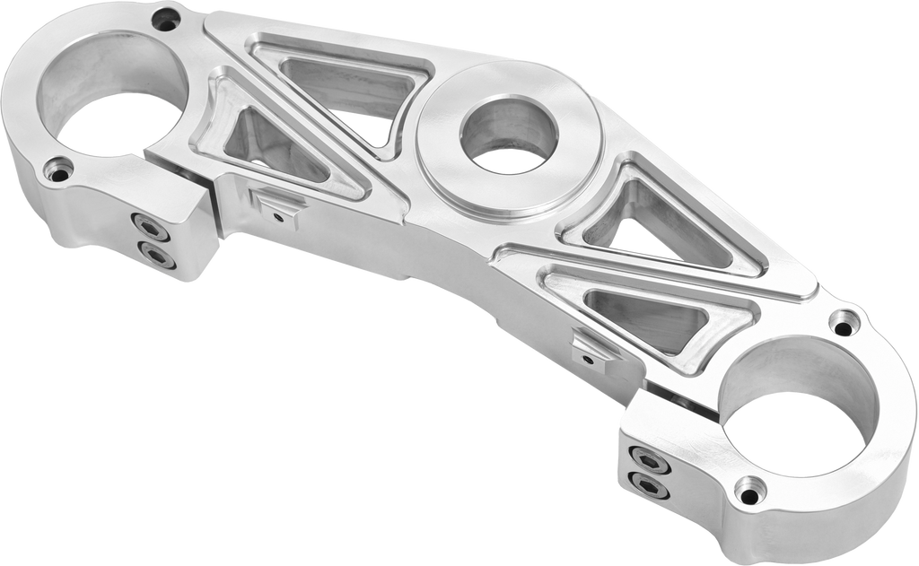 Kens Factory Nl Lower Tree suspension component for models 2014-2024, polished metal finish, part number 563-03083.