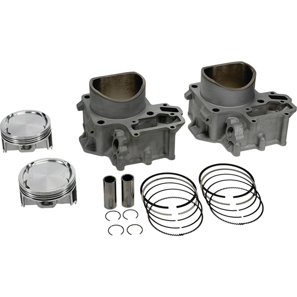 Cylinder Works engine cylinder kit for Kawasaki, includes standard 11.5:1 compression piston and components, shown in the image.