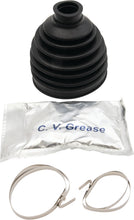 Load image into Gallery viewer, All Balls CV boot kit for drive axle, showing the rubber boot and metal clamps, designed for vehicle CV joint protection.