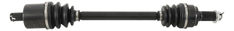 All Balls 8 Ball Extreme Axle Drive component for front axle, showing sleek black metal with branded markings.
