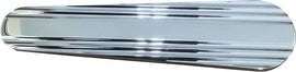 HardDrive billet chrome dash insert for Harley FLH/FLT models 2008-2022, fitting body panel with detailed finish.