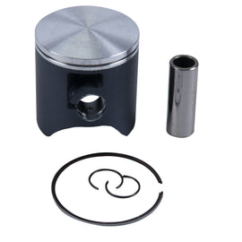 Vertex piston kit for Suzuki 175-22880B, cast aluminum with +2.00mm bore, includes piston and components for engine repair.