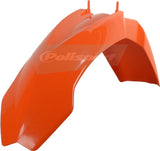 Polisport Plastics Front Fender Orange 64-5587