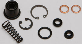All Balls brake master cylinder rebuild kit with various seals and components, designed for motorcycle brake systems.