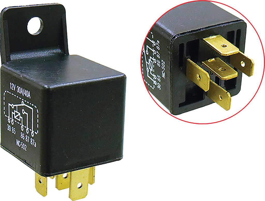 SP1 SP1 Headlight Relay 12-2979, an electrical component with wiring terminals, used in automotive lighting systems.