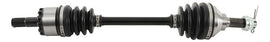 All Balls heavy-duty front axle with six ball bearings for durable motorcycle or ATV front wheel support.