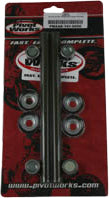 Load image into Gallery viewer, Pivot Works Upper A-Arm Kit for suspension, shows the assembled alloy A-arm with mounting points and pivot bushings.