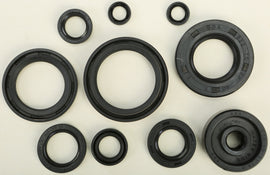 Vertex Oil Seal Set 182-2115 showing multiple rubber gaskets and seals for engine maintenance, arranged on a flat surface.