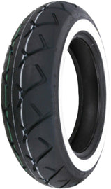 Bridgestone Exedra G702-J rear motorcycle tire, 180/70-15 size, bias ply design with white wall for cruiser bikes